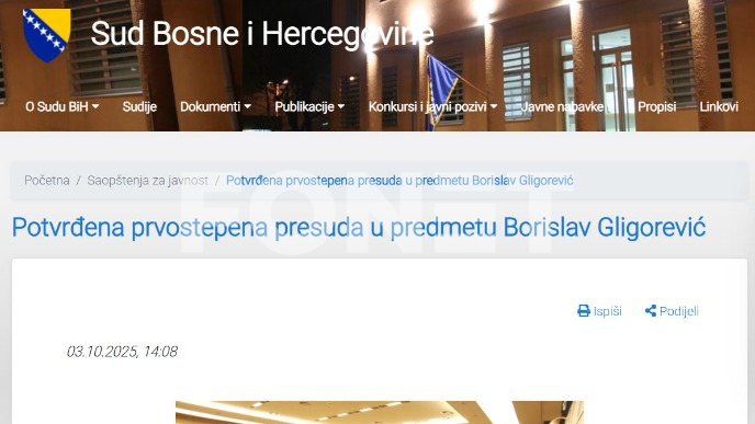 Za silovanje 10 godina zatvora
